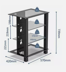 ELEKTRONIKA PRAHA HIFI RACK 3