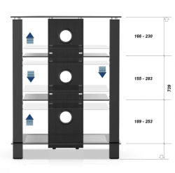 ELEKTRONIKA PRAHA HIFI RACK 3