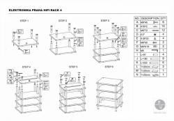 ELEKTRONIKA PRAHA HIFI RACK 4